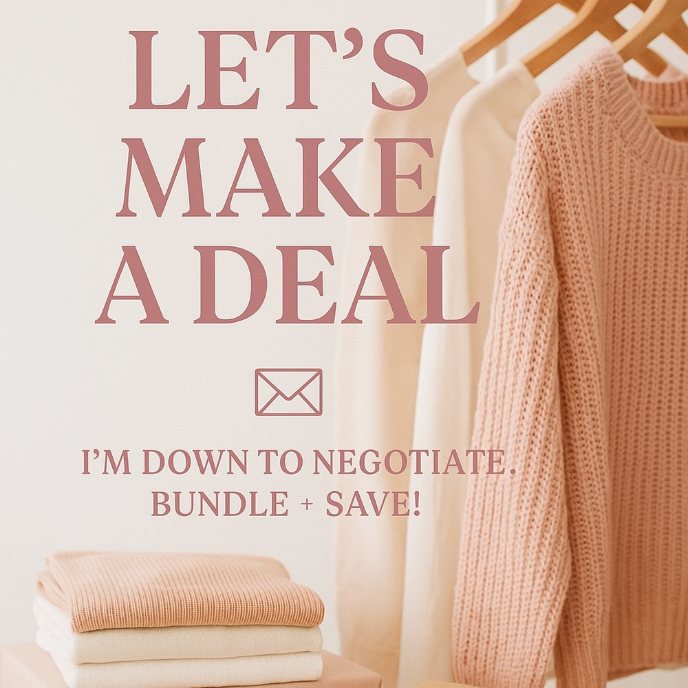 ✨ Let’s make a deal! ✨